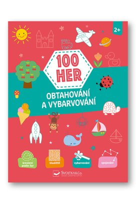 100 her Vybarvování a spojování 2+