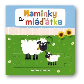Maminky a mláďátka Knížka s puzzle