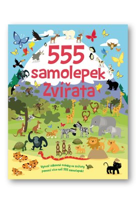 555 samolepek Zvířata