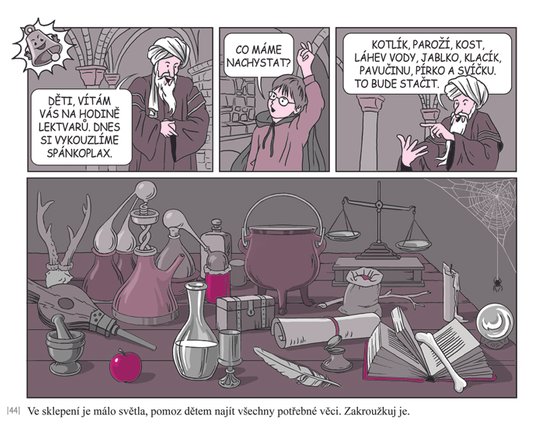 Úkoly pro školáky s kamarády strašidláky