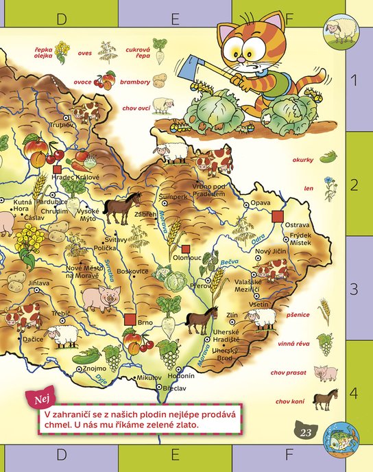 Dětský ilustrovaný atlas – Česká republika