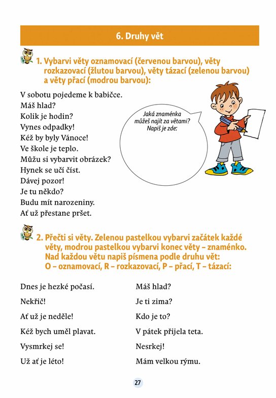 Český jazyk v malíčku pro 2. třídu