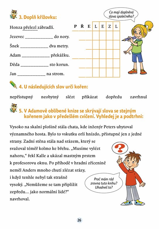 Český jazyk v malíčku pro 4. třídu