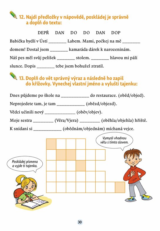 Český jazyk v malíčku pro 4. třídu