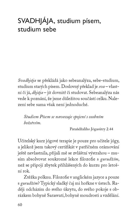 Deník moderní jogínky