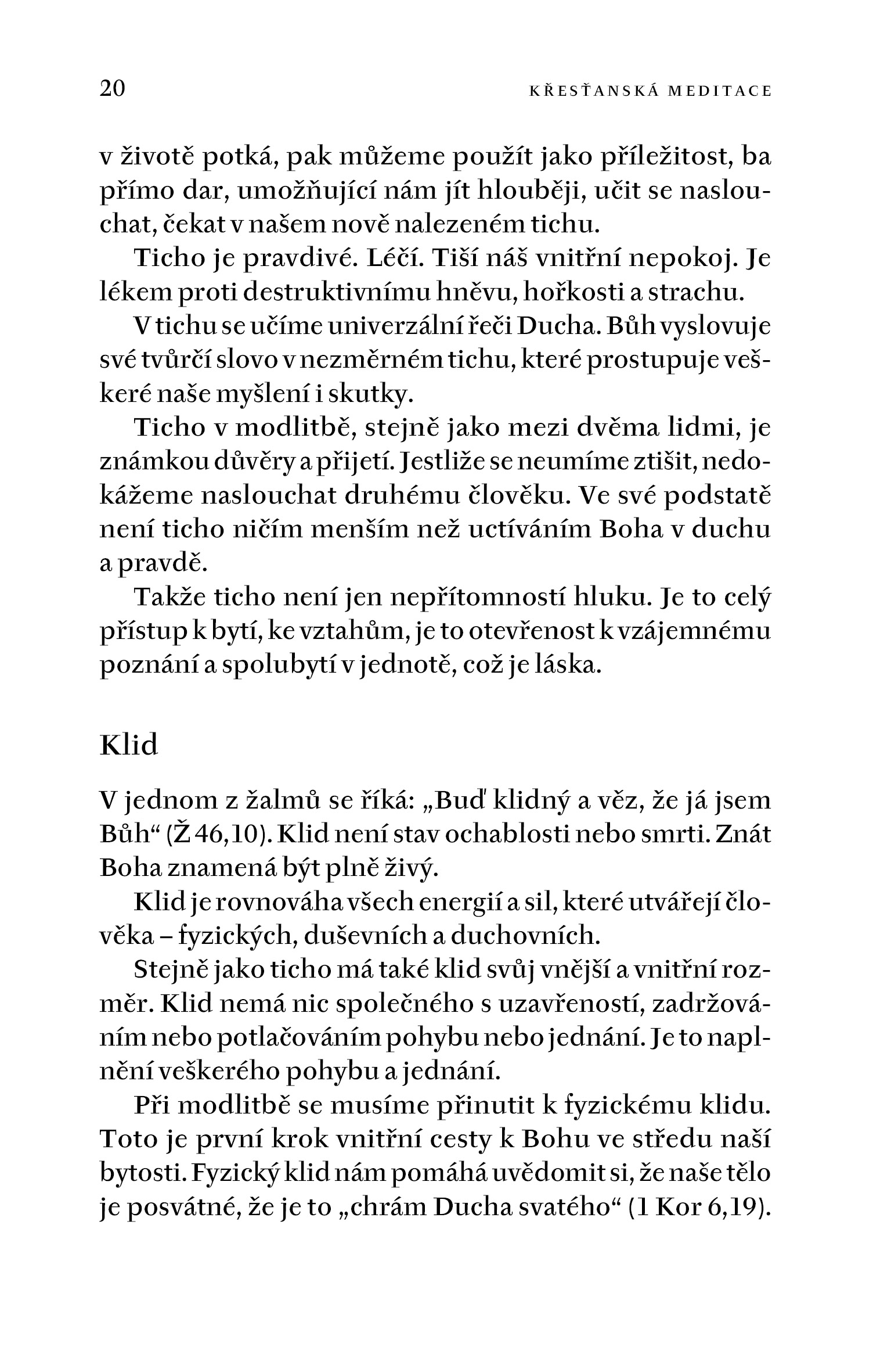 Křesťanská meditace