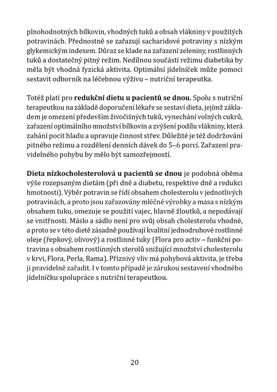 Kuchařka při onemocnění dnou