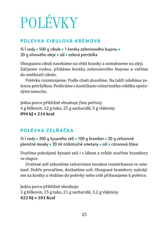 Kuchařka při onemocnění dnou