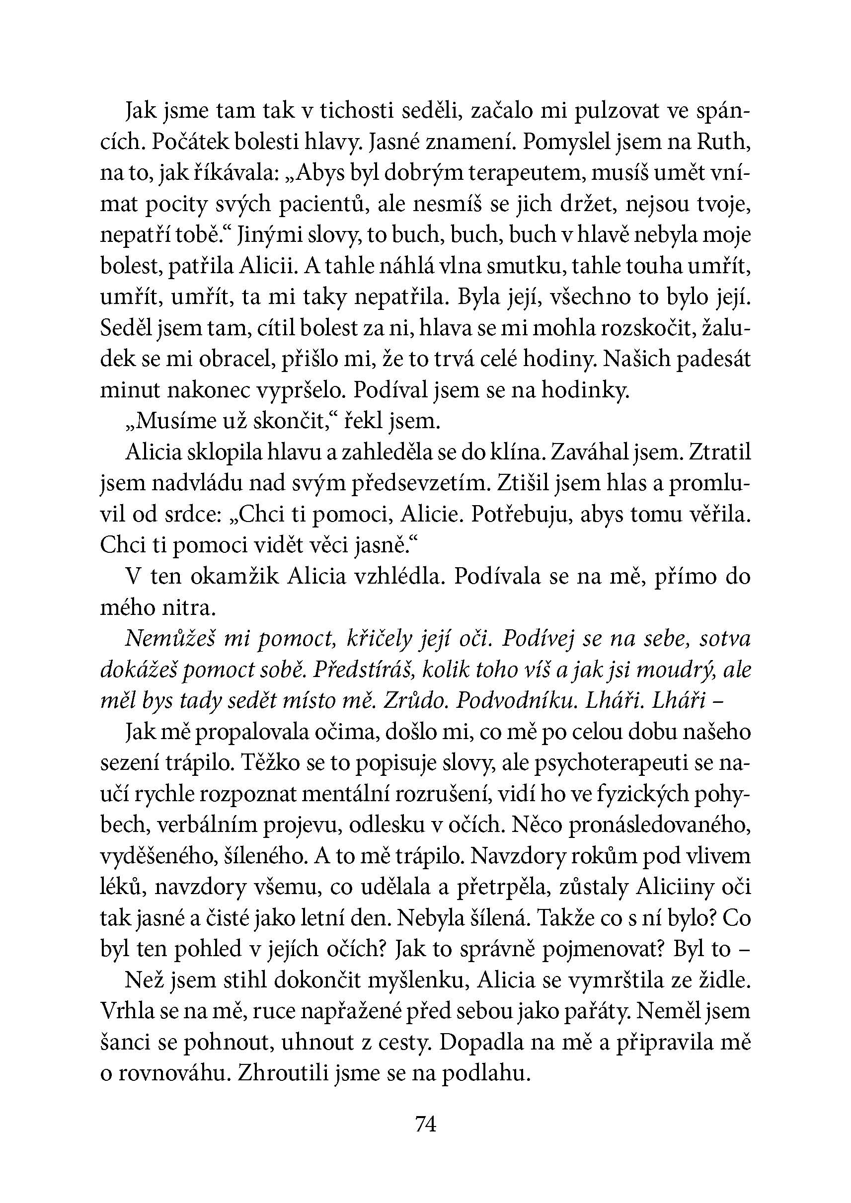 Mlčící pacientka