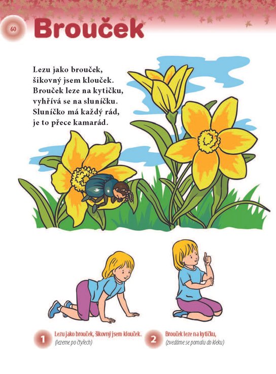 Cvičení s říkankou pro malé děti