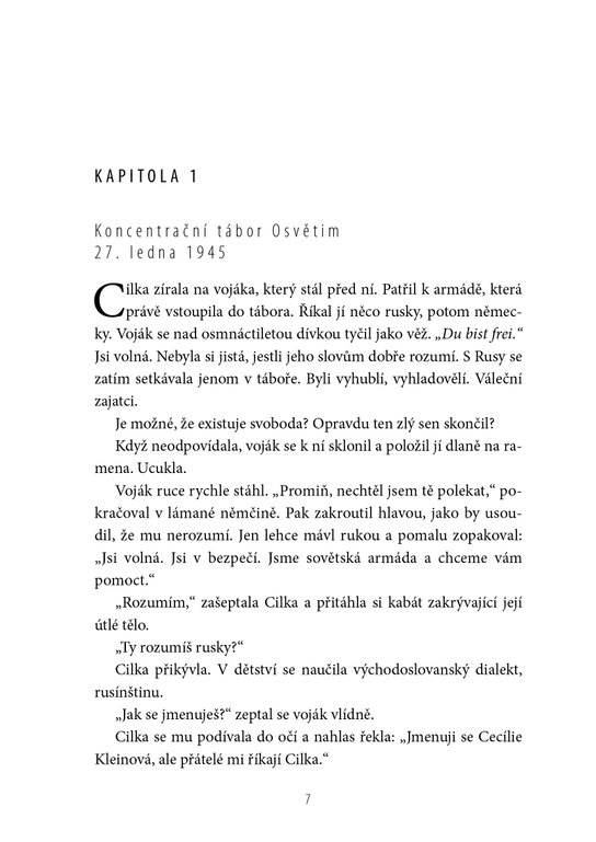 Tatér z Osvětimi: Cilčina cesta 