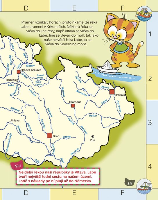 Dětský ilustrovaný atlas – Česká republika