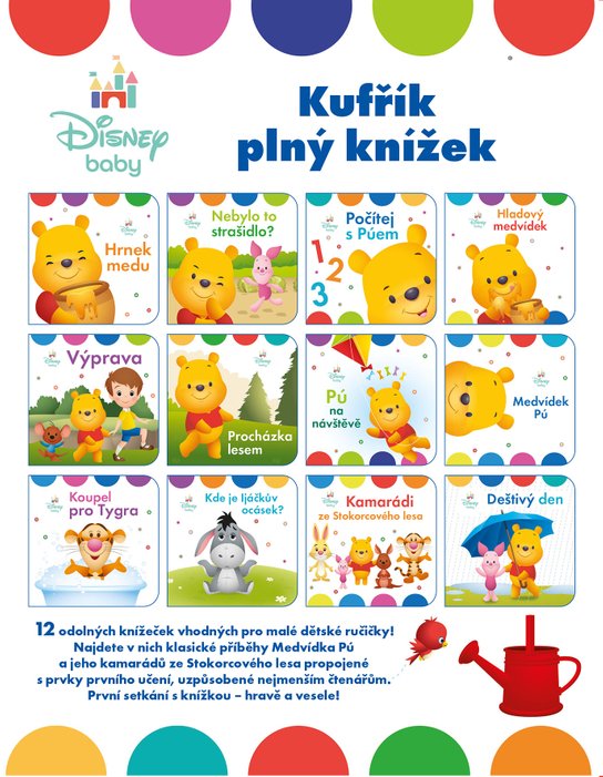 Medvídek Pú - Kufřík plný knížek