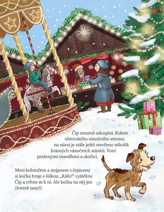 Čip chce být na Vánoce doma