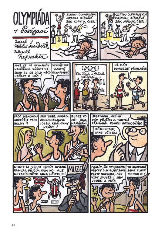 Zlatá kniha komiksů Neprakty a Švandrlíka