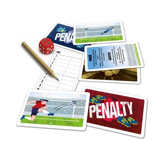 Fotbalová karetní hra Penalty