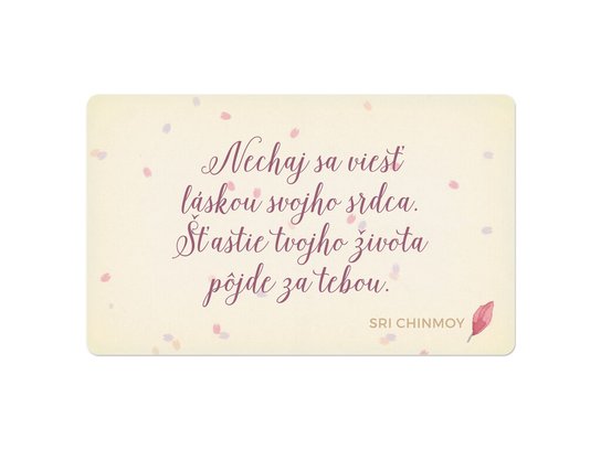 Nechaj sa viesť láskou