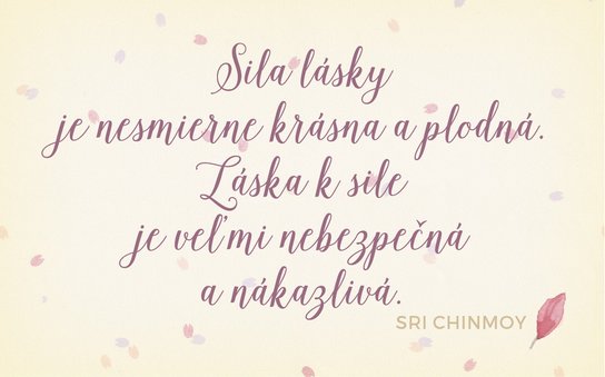 Nechaj sa viesť láskou