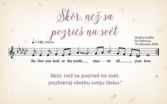 Nechaj sa viesť láskou