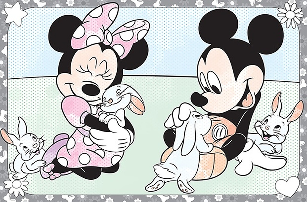 Maluj vodou A4 Minnie