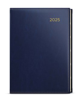 Diář 2025 denní Ctirad s výsekem A5 Premier modrá