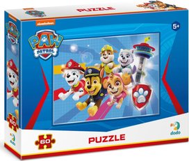 Puzzle Tlapková patrola Hurá do akce 60 dílků
