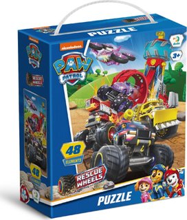 Puzzle Tlapková patrola Na plný plyn 48 dílků
