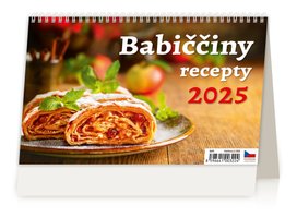 Babiččiny recepty 2025 - stolní kalendář
