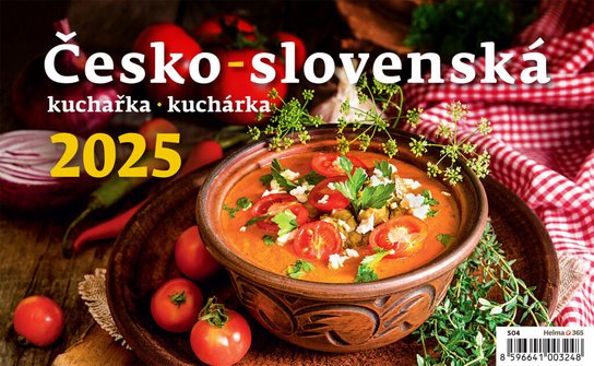 Česko-slovenská kuchařka 2025 - stolní kalendář