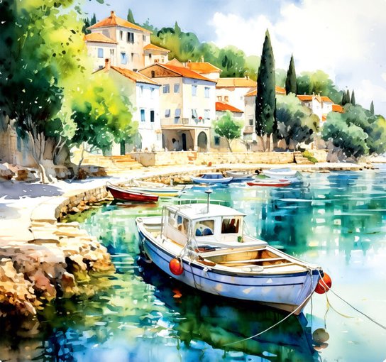 Aquarelle 2025 - nástěnný kalendář