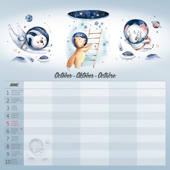 Family Planner 2025 - nástěnný kalendář