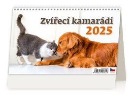 Zvířecí kamarádi 2025 - stolní kalendář