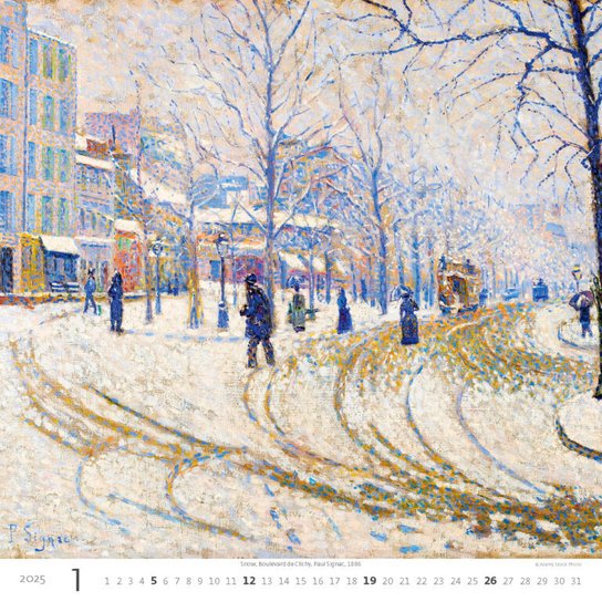 Impressionism 2025 - nástěnný kalendář