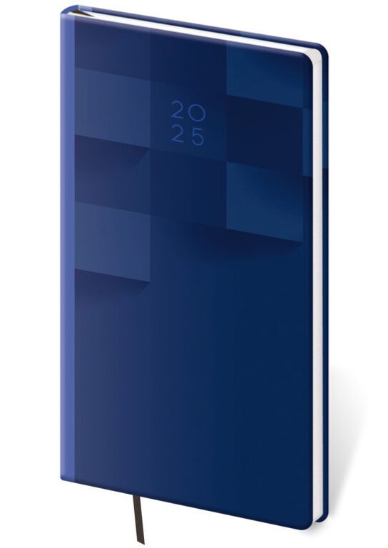 Kapesní diář 2025 Vario Blue design
