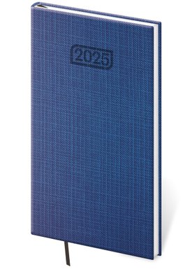 Kapesní diář 2025 Zephir modrý