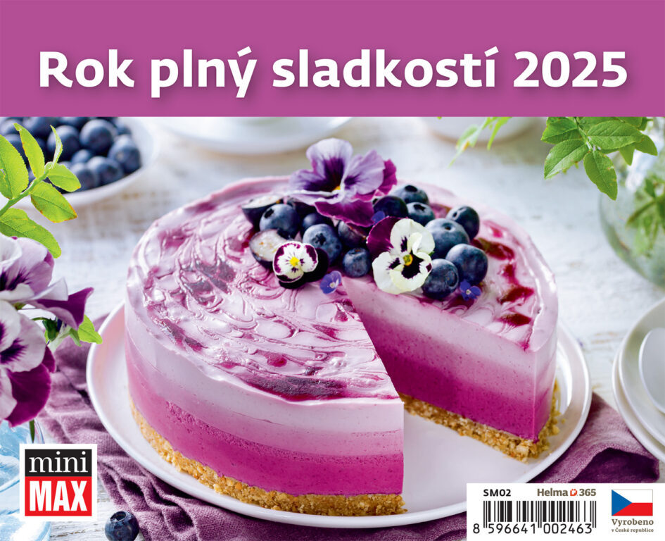 Rok plný sladkostí 2025 - stolní kalendář