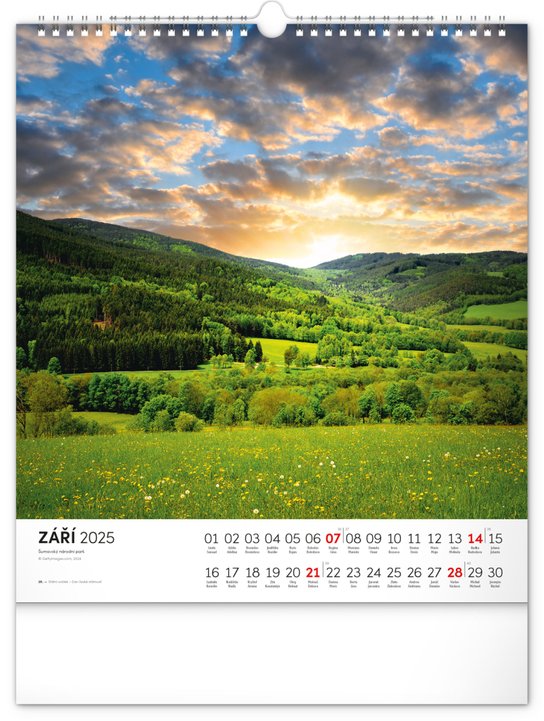 Šumava 2025 - nástěnný kalendář