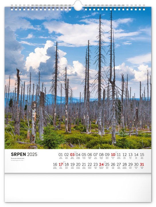 Šumava 2025 - nástěnný kalendář