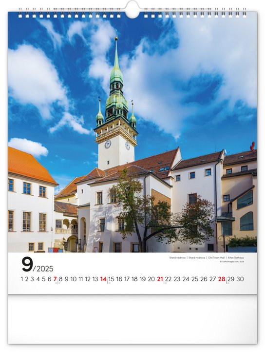 Brno 2025 - nástěnný kalendář