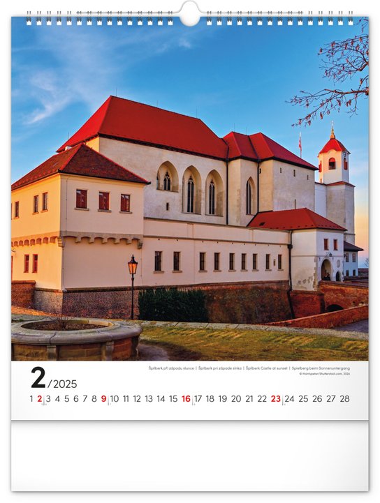 Brno 2025 - nástěnný kalendář