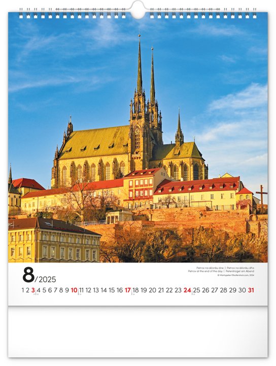 Brno 2025 - nástěnný kalendář