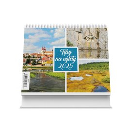 Tipy na výlety 2025 - stolní kalendář