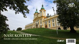 Stolní kalendář Naše kostely 2025