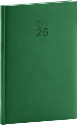 Týdenní diář Aprint 2025 zelený
