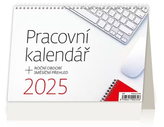 Pracovní kalendář 2025 - stolní kalendář