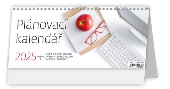 Plánovací kalendář 2025 - stolní kalendář
