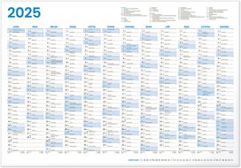 Roční kalendář 2025 - nástěnný kalendář