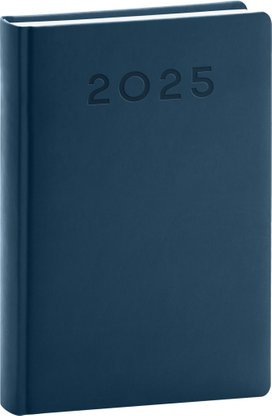 Denní diář Aprint Neo 2025 modrý