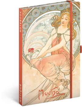 Notes Alfons Mucha Malířství linkovaný