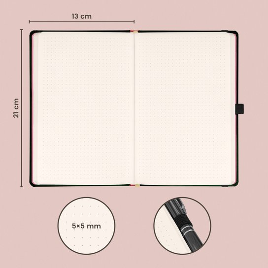 Notes Růže Kateřiny Winterové tečkovaný